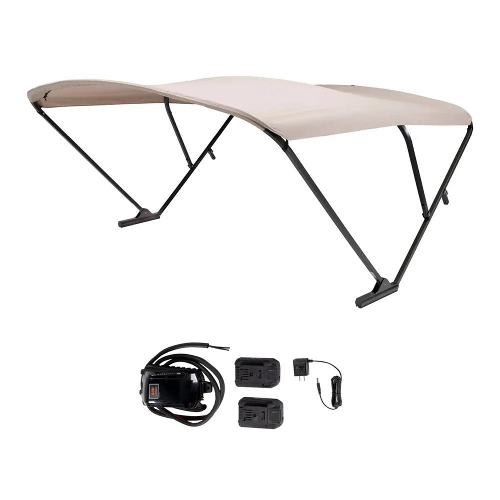 SureShade Battery Powered Bimini - Black Anodized Frame & Beige Fabric – Marine Electrical Replacement Part