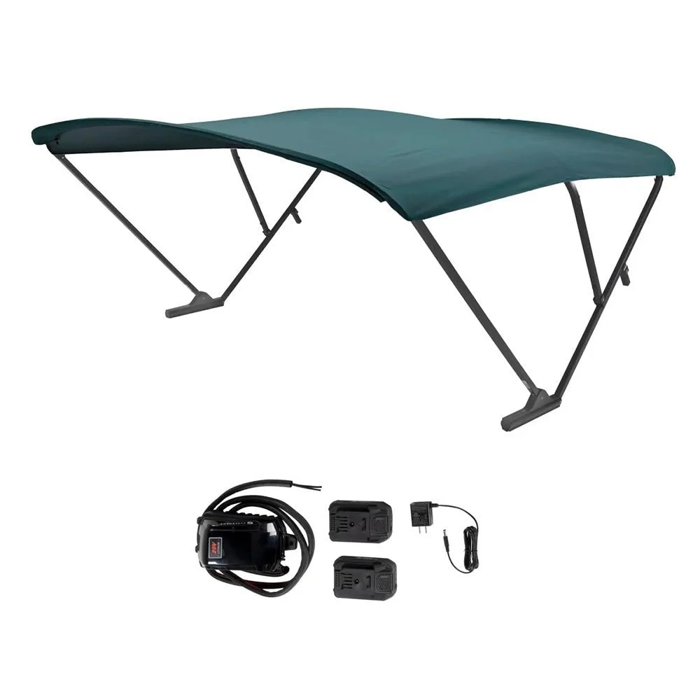 SureShade Battery Powered Bimini - Black Anodized Frame & Green Fabric – Marine Electrical Replacement Part