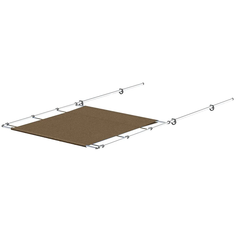 SureShade PTX Power Shade - 57" Wide - Stainless Steel - Toast – Marine Boat Replacement Part