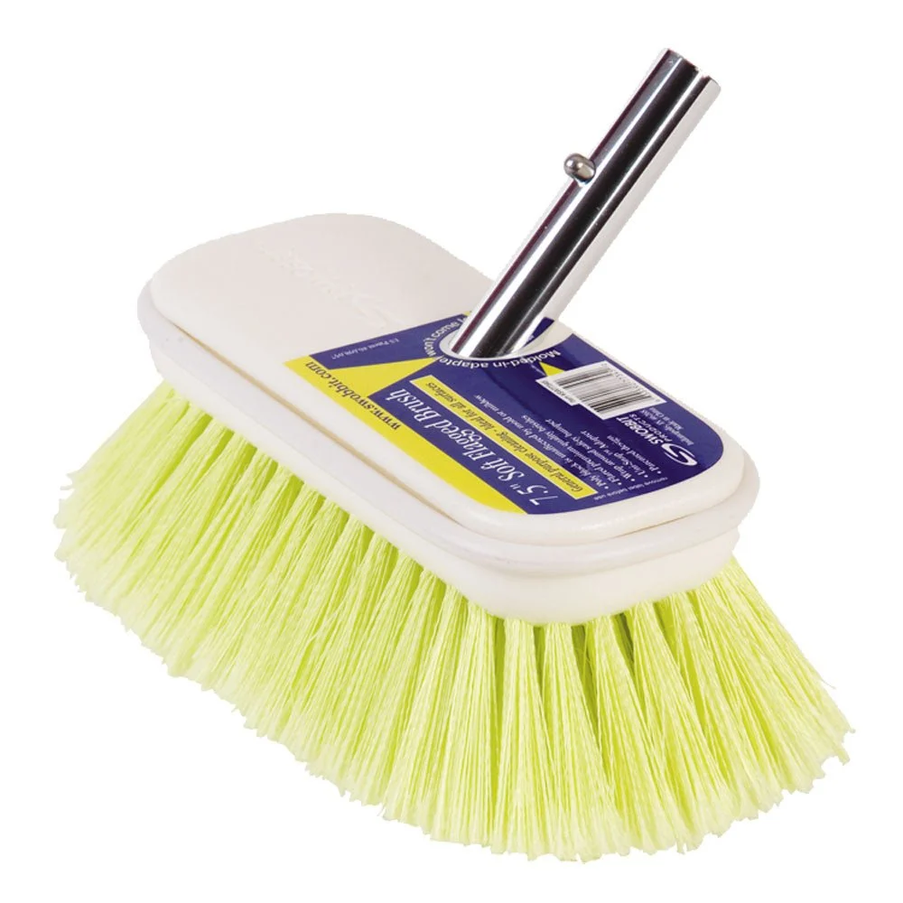 Swobbit 7.5" Soft Flagged Brush - Yellow – Marine Boat Replacement Part