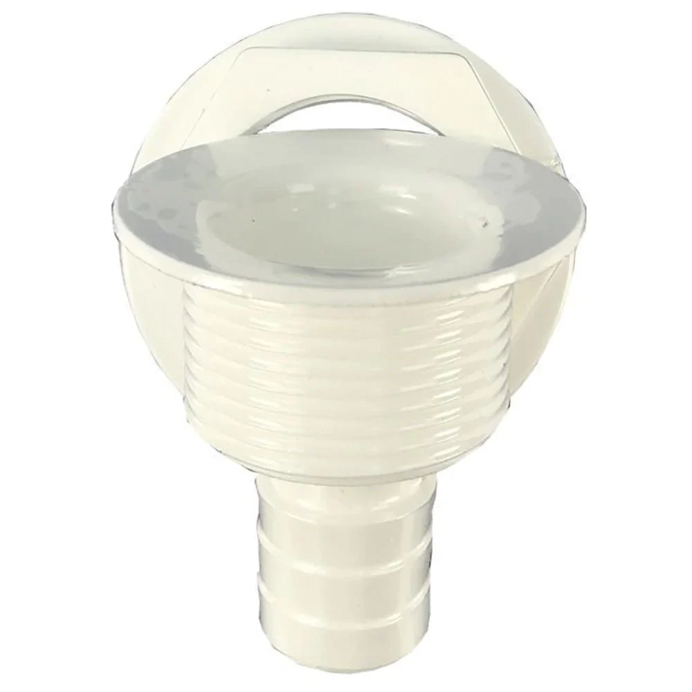 T-H Marine Supplies T-H Marine Straight Barbed All-Purpose Drain - White