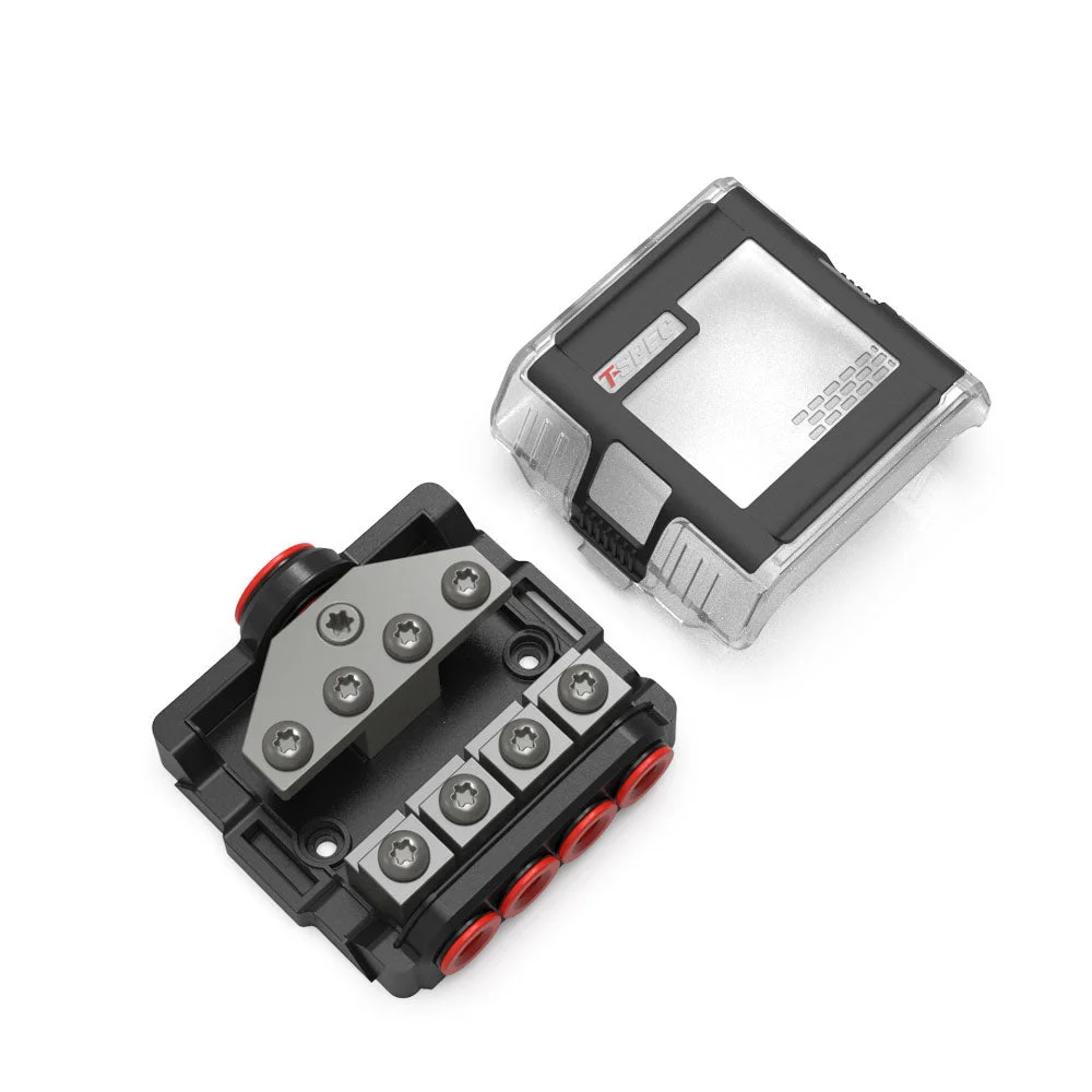 T-Spec VFDB4 MANL 4 Position Distribution Block w/Cover – Marine Boat Replacement Part