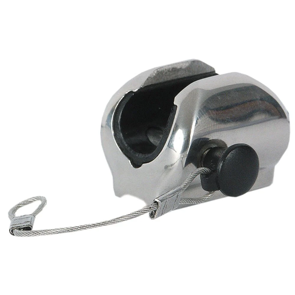 TACO Marine TACO Concave Deck Hinge w/Pin & Lanyard - Fits 7/8" Tube