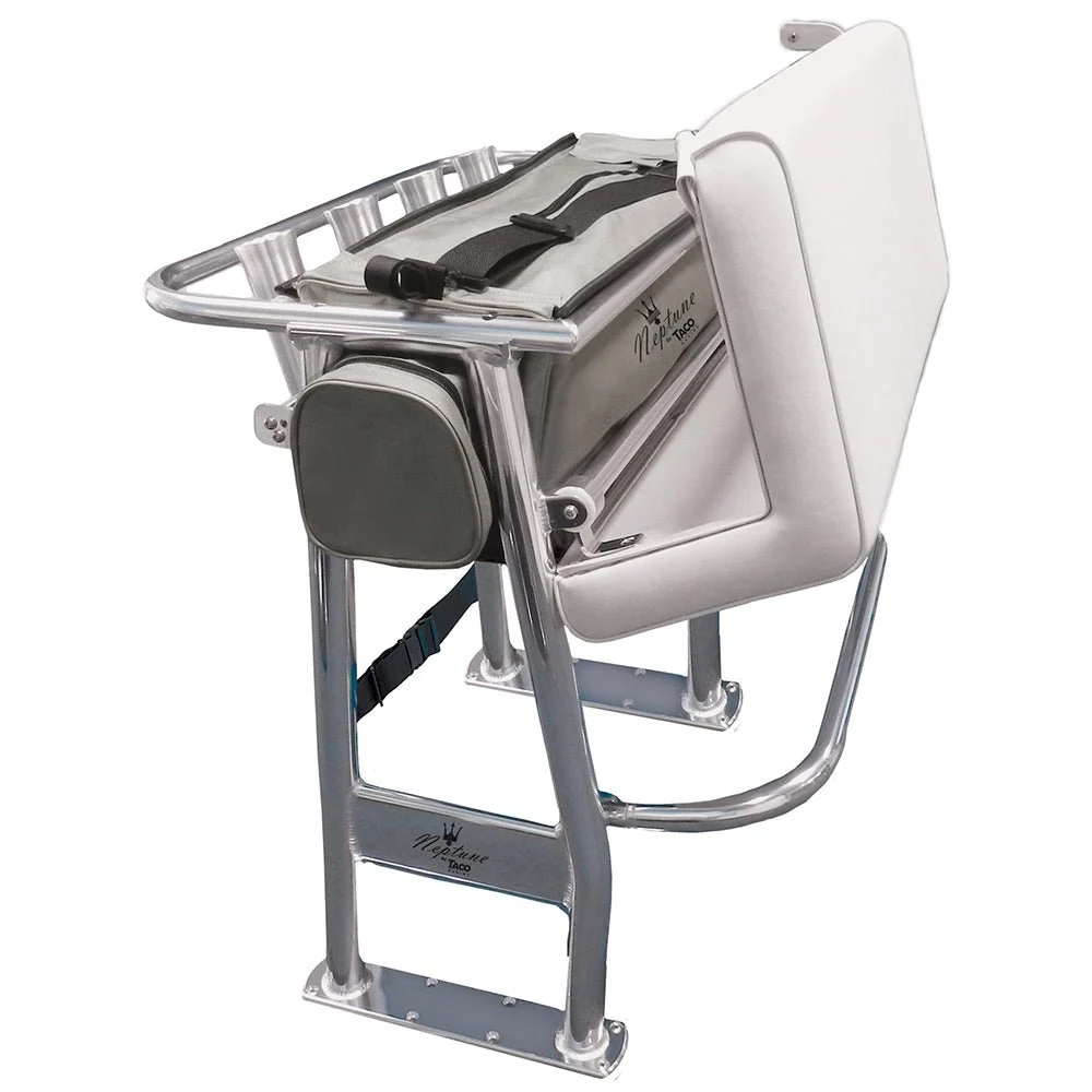 TACO Marine TACO Neptune II Leaning Post w/Tackle Storage Bag