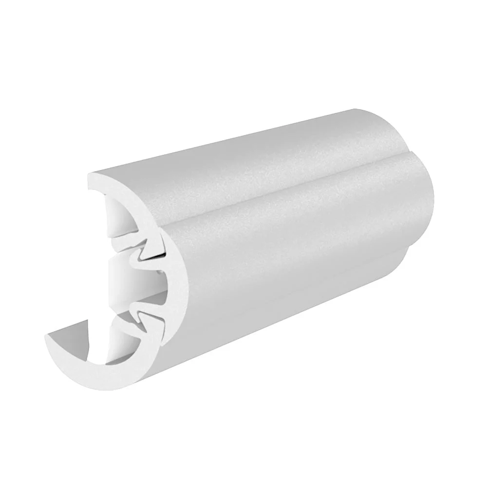 TACO Marine TACO SuproFlex Rub Rail Kit w/Flex Vinyl Overlay Insert - 2"H x 1-1/4"W x 80'L - White w/White