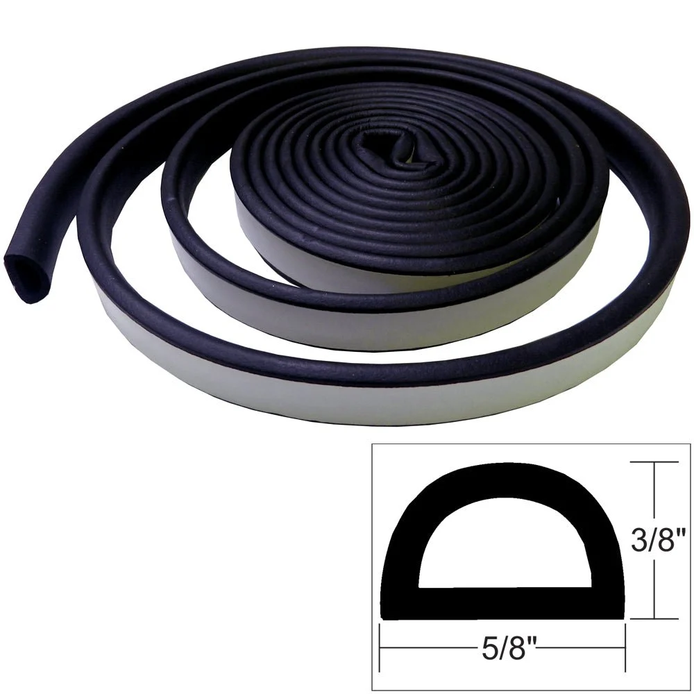 TACO Marine TACO Weather Seal - 10'L x ⅜"H x ⅝"W - Black