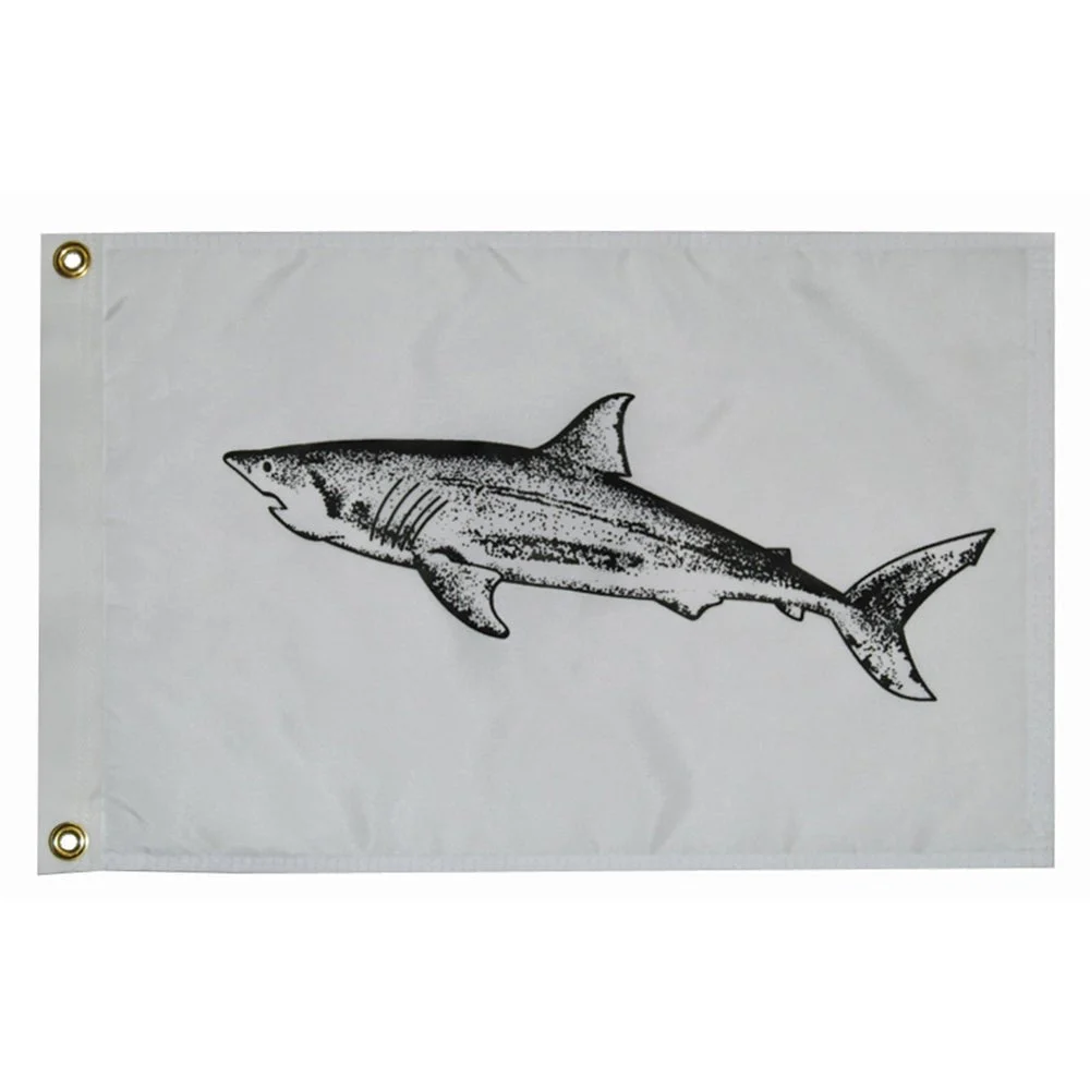 Taylor Made 12" x 18" Shark Flag – Marine Boat Replacement Part