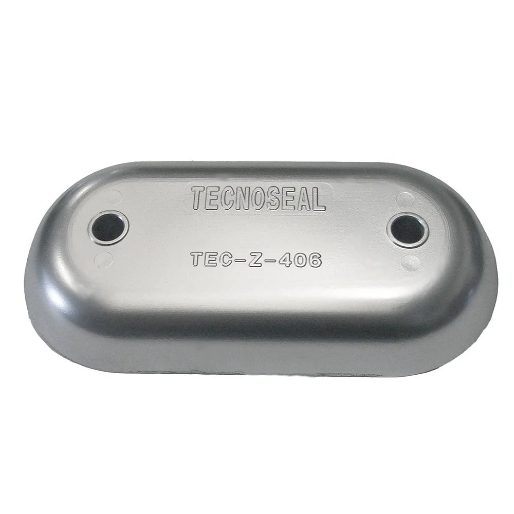 Tecnoseal Magnesium Hull Plate Anode 8-3/8" x 4-1/32" x 1-1/16" – Marine Boat Replacement Part