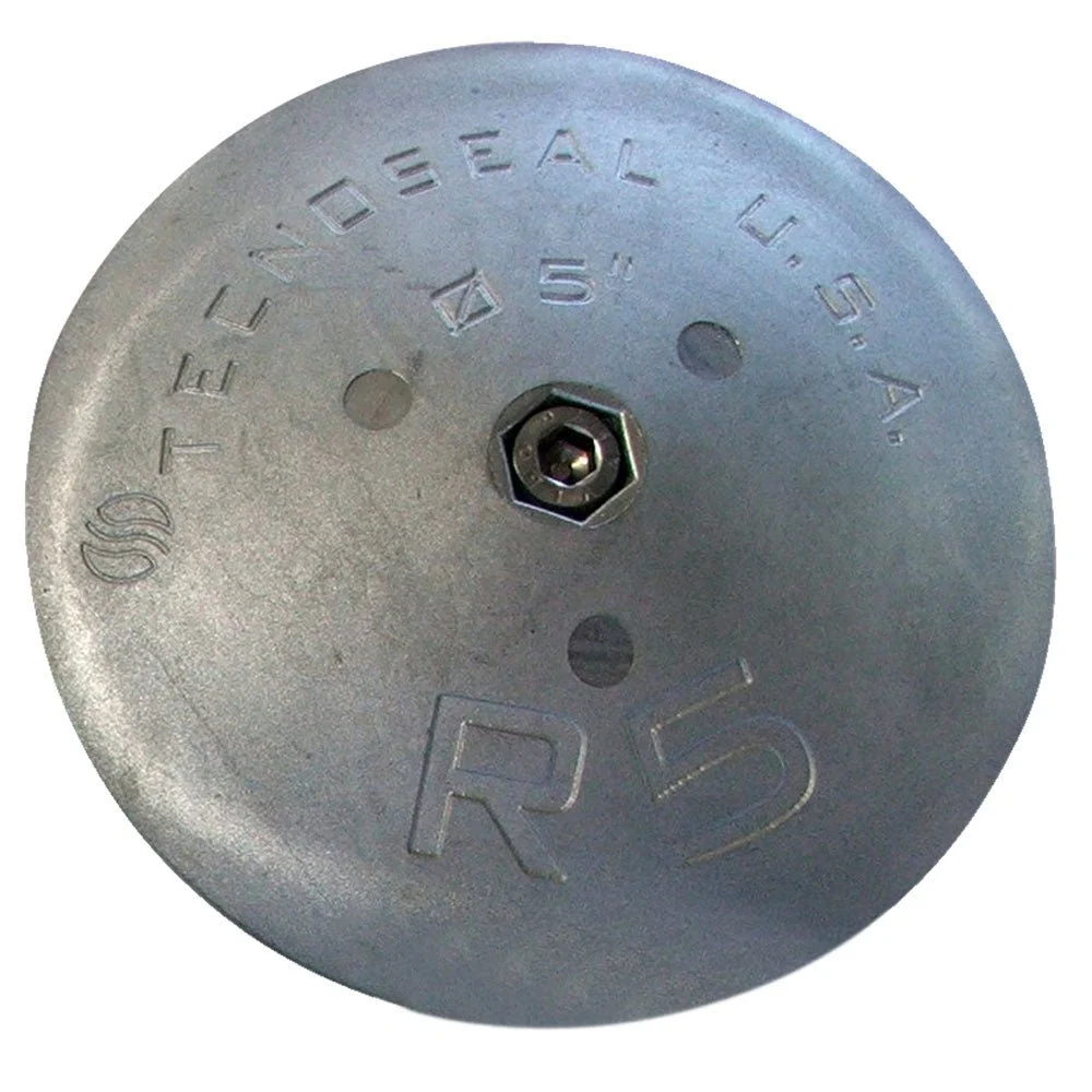Tecnoseal R5AL Rudder Anode - Aluminum - 5" x 7/8" – Marine Boat Replacement Part