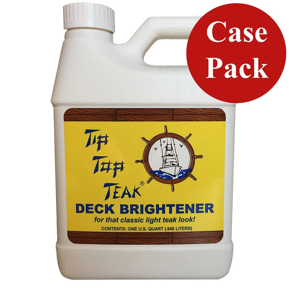 Tip Top Teak Tip Top Teak Deck Brightener - Quart - *Case of 12* – Marine Boat Replacement Part