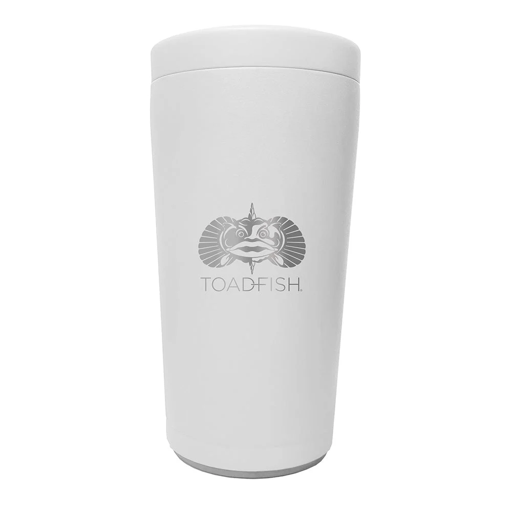 Toadfish Non-Tipping Can Cooler 2.0 - Universal Design - White – Marine Boat Replacement Part