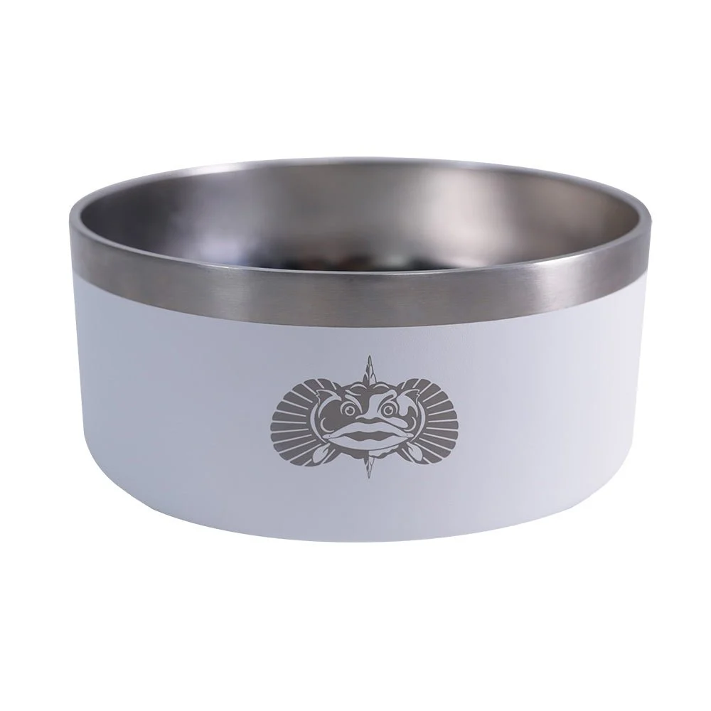 Toadfish Non-Tipping Dog Bowl - White – Marine Boat Replacement Part
