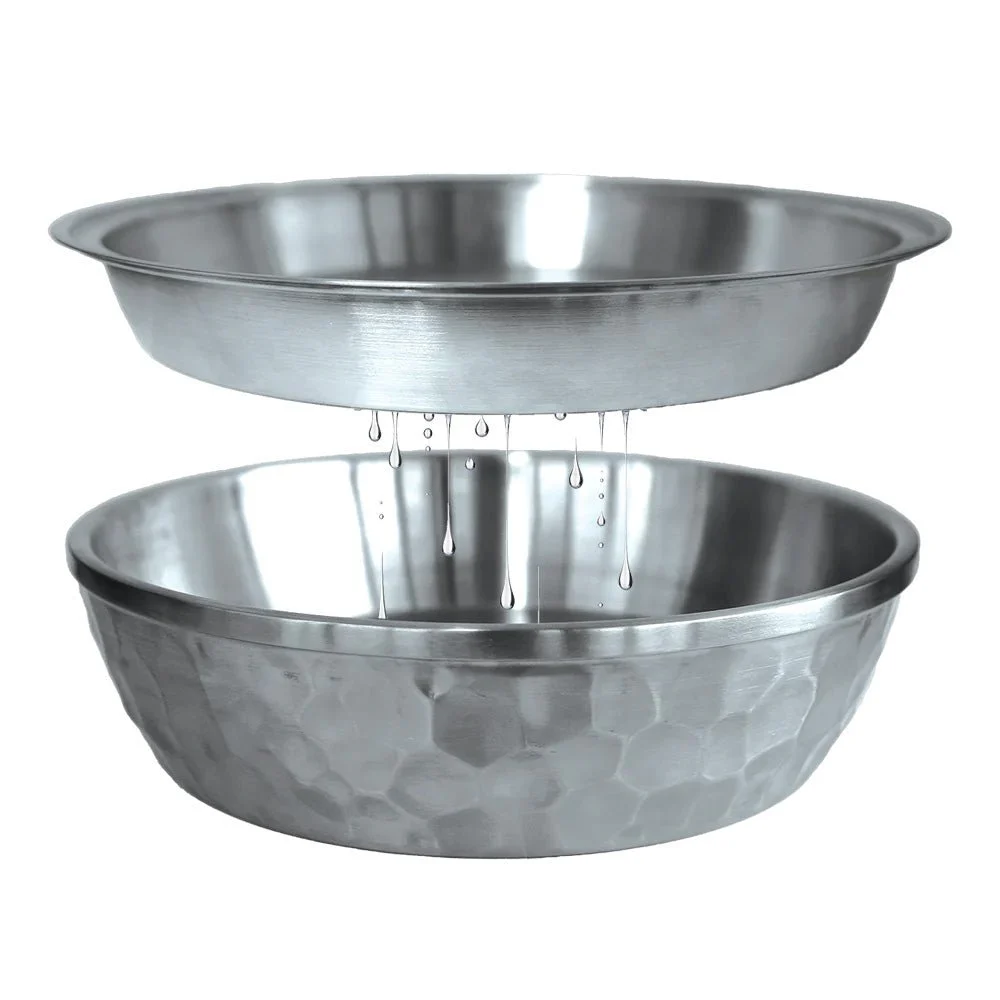 Toadfish Seafood Bowl - 12" - Stainless Steel - 2 Layer Serving Bowl – Marine Boat Replacement Part
