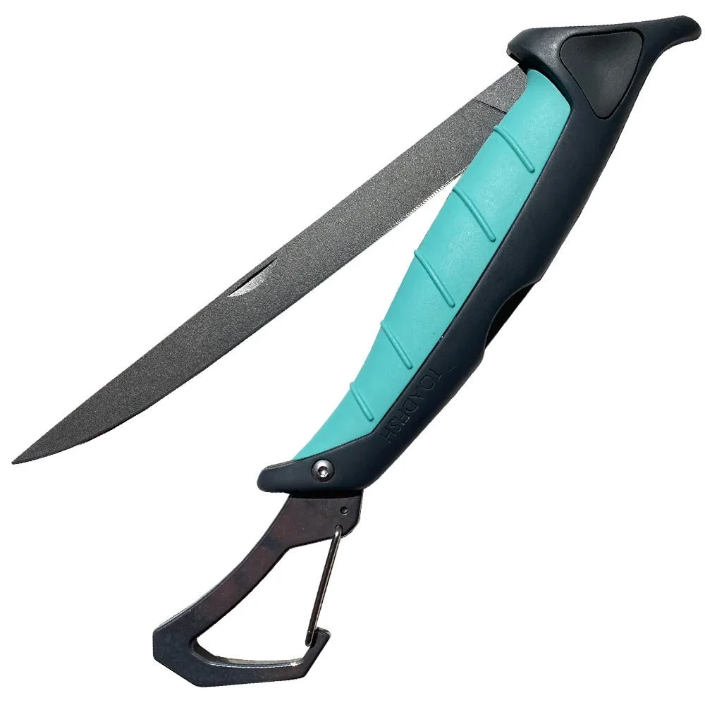 Toadfish Stowaway Folding Fillet Knife w/Built-In Carabiner - 7" – Marine Boat Replacement Part