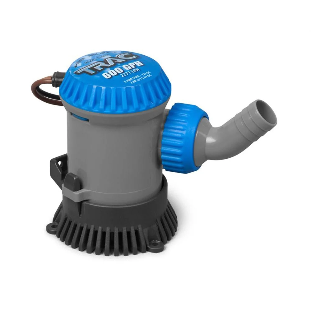 TRAC Outdoors Bilge Pump - 600 GPH - Non-Automatic – Marine Boat Replacement Part