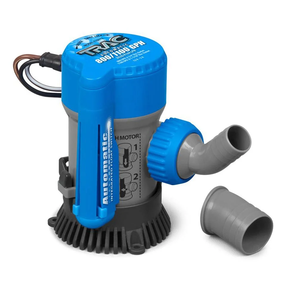 TRAC Outdoors Bilge Pump - 800/1100 GPH - Automatic – Marine Boat Replacement Part