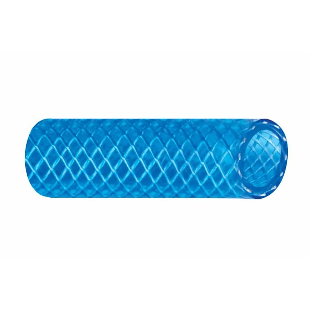 Trident Marine 5/8" x 50' Boxed Reinforced PVC (FDA) Cold Water Feed Line Hose - Drinking Water Safe - Translu