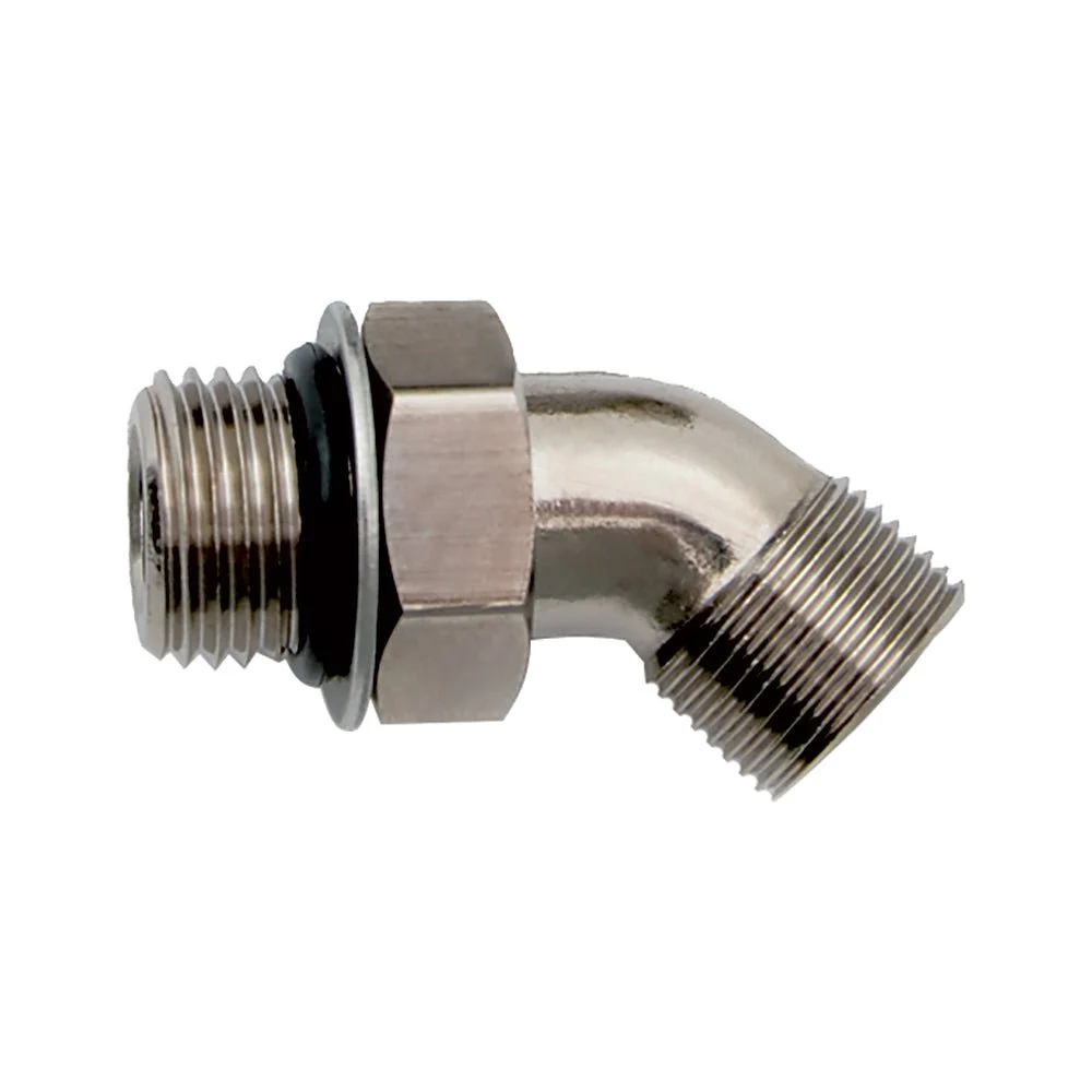 Uflex USA Uflex 45° Adjustable Fitting f/Back of UP Series Helms ORB 6 to 3/8" COMP – Marine Boat Replacement Part