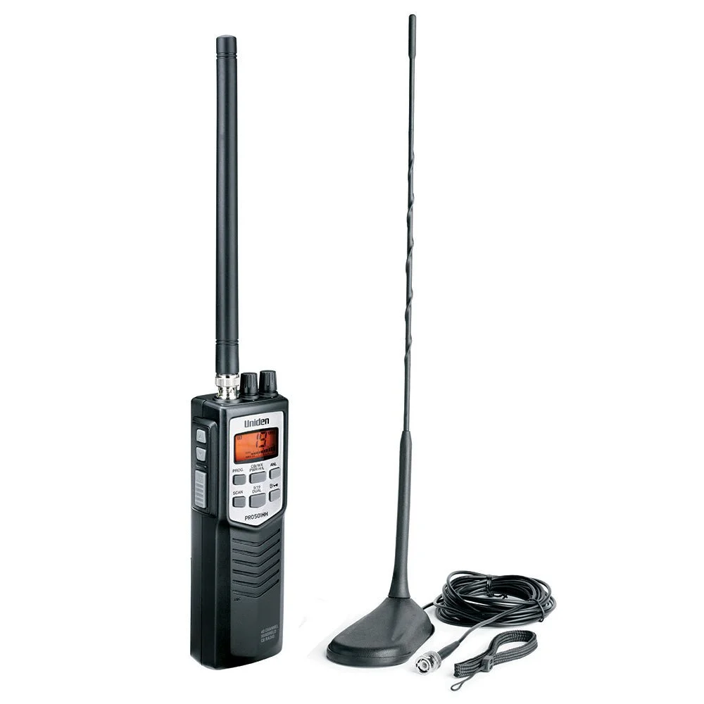 Uniden PRO501TK Handheld CB Radio w/High Gain Magnetic Mount Antenna – Boat Pump & Plumbing Part