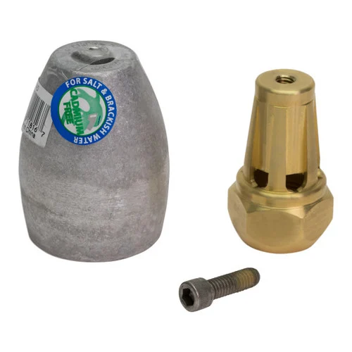 OEM Quicksilver/Mercury Anode Kit - Bravo 3 - Prop Nut 97-809666A02