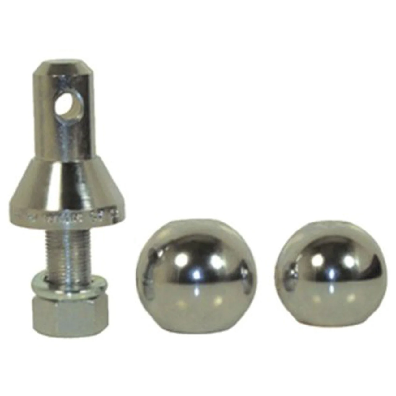 Convert-a-ball 900b Nickel-plated Shank With 3 Balls - 1" - 900B