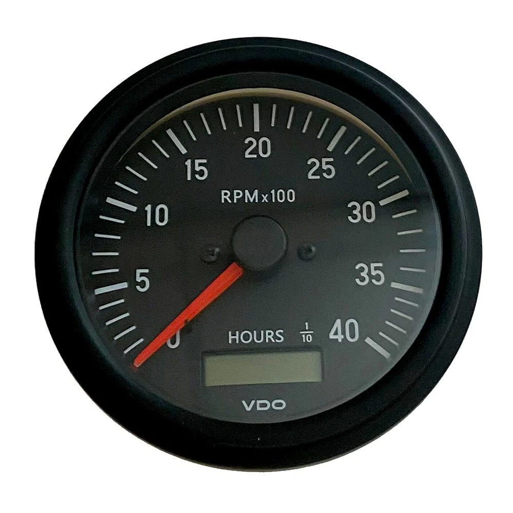 Vdo Cockpit International Gen II 4K RPM Tachometer w/Hourmeter – Marine Boat Replacement Part