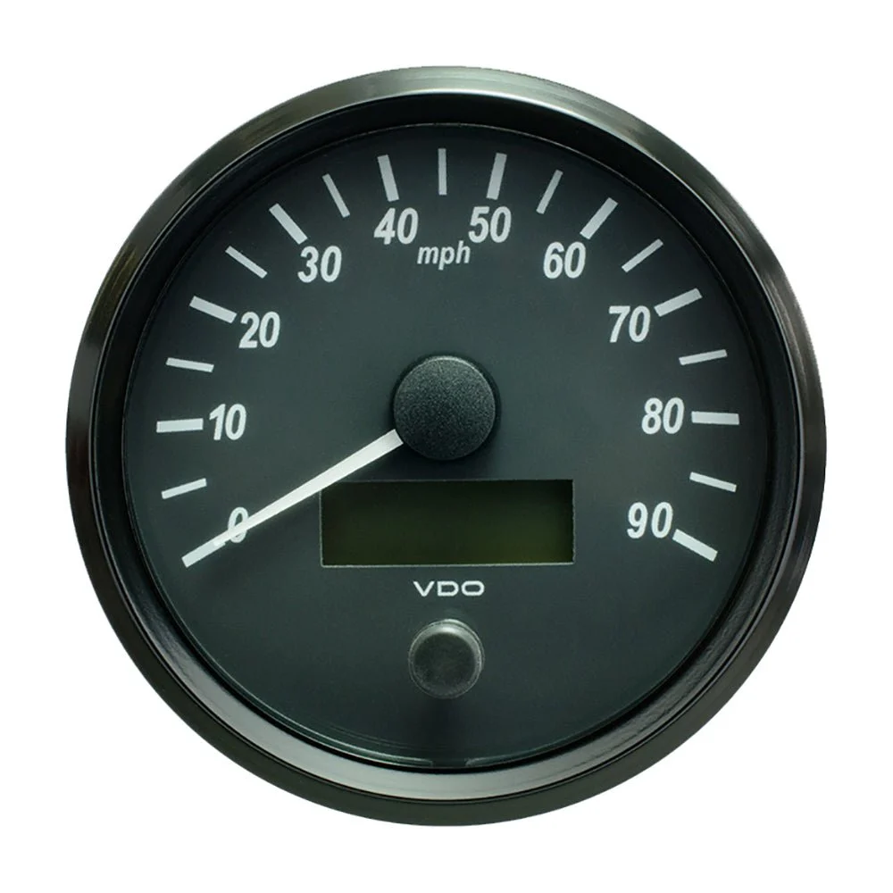 Vdo SingleViu 100mm (4") Speedometer - 90 MPH – Marine Electrical Replacement Part