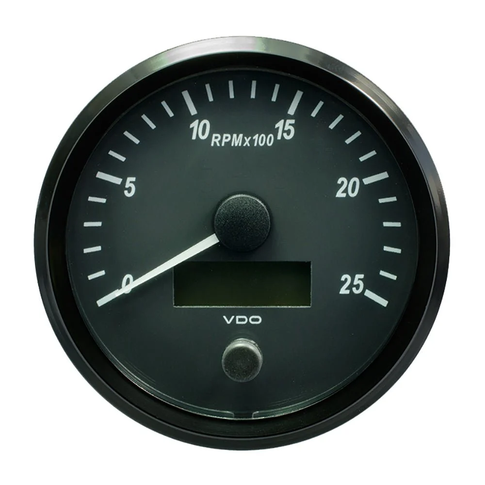 Vdo SingleViu 100mm (4") Tachometer - 2500 RPM – Marine Electrical Replacement Part