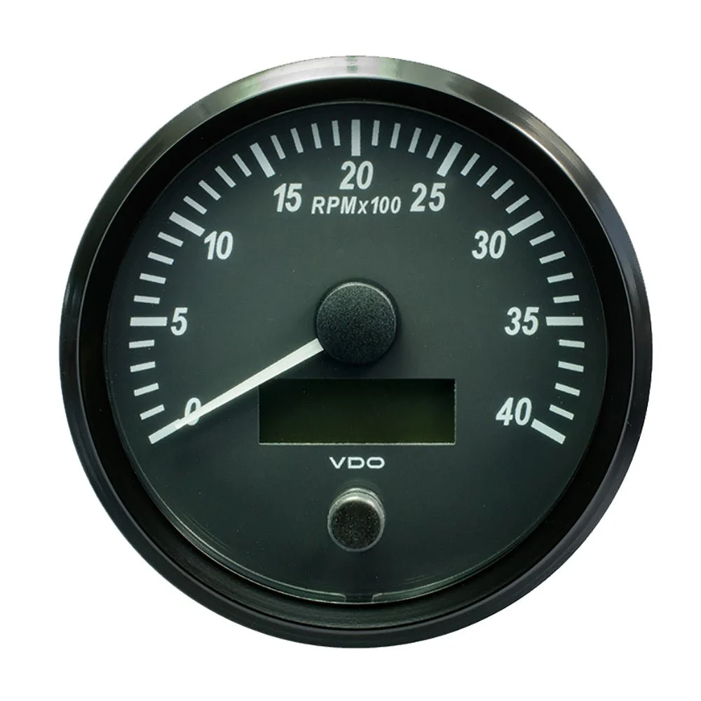 Vdo SingleViu 100mm (4") Tachometer - 4000 RPM – Marine Electrical Replacement Part
