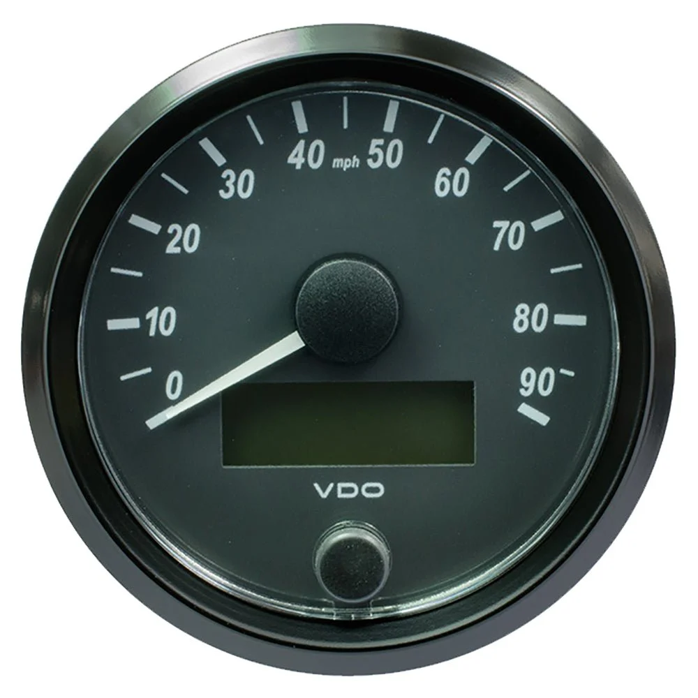 Vdo SingleViu 80mm (3-1/8") Speedometer - 90MPH – Marine Electrical Replacement Part