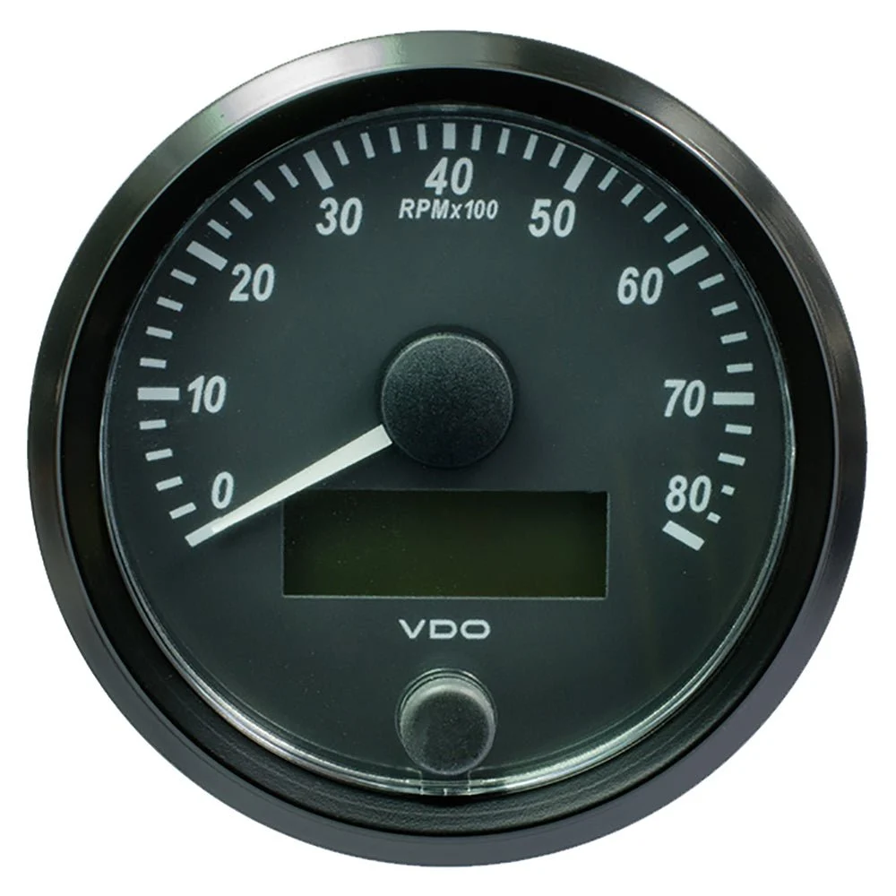 Vdo SingleViu 80mm (3-1/8") Tachometer - 8000 RPM – Marine Electrical Replacement Part