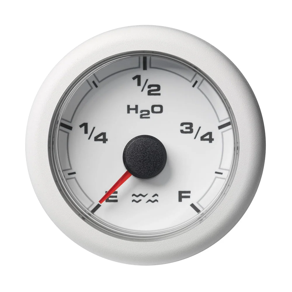 Veratron 52MM (2-1/16") OceanLink Waste Water Gauge - White Dial & Bezel – Marine Boat Replacement Part