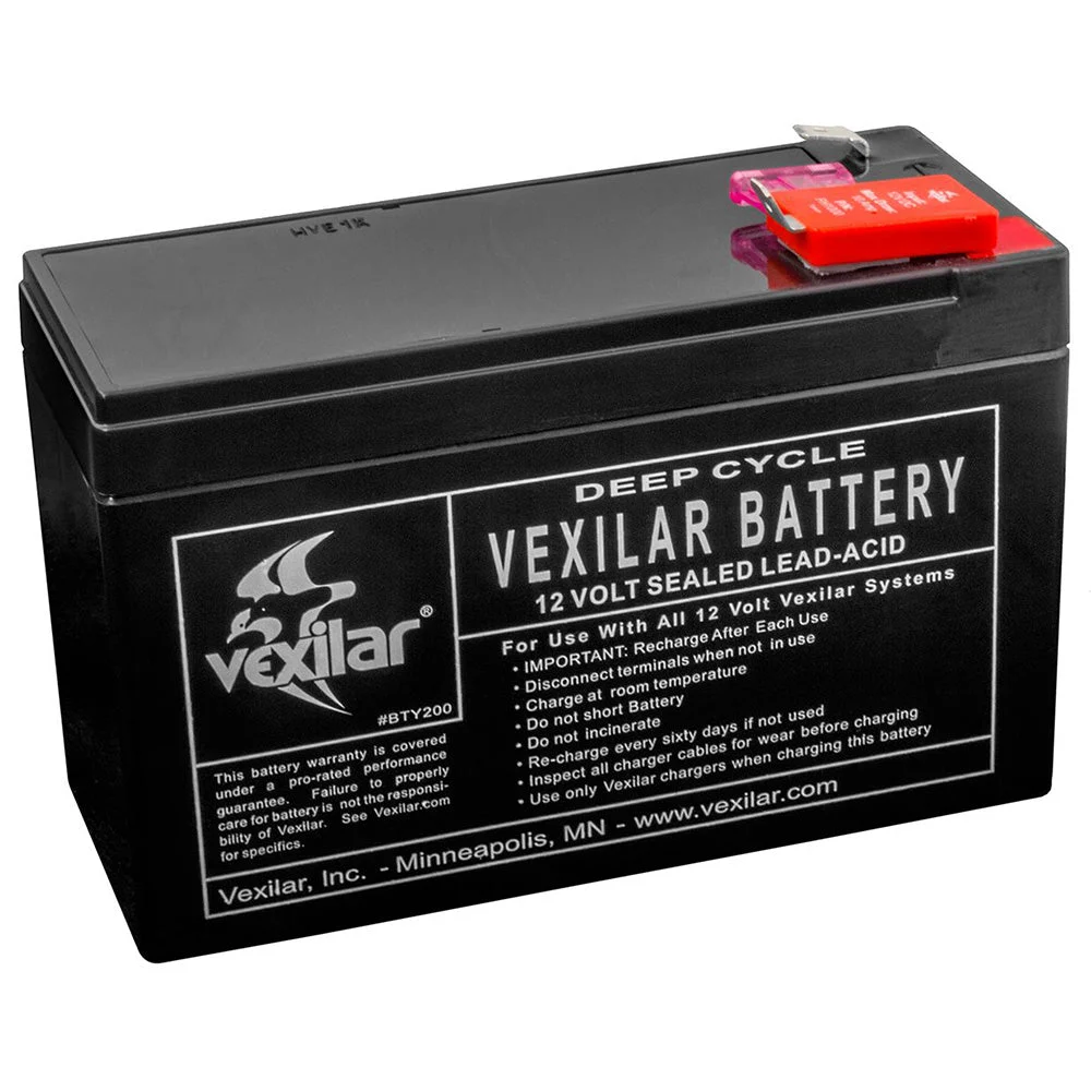 Vexilar 12V/9 AMP Lead-Acid Battery – Marine Electrical Replacement Part