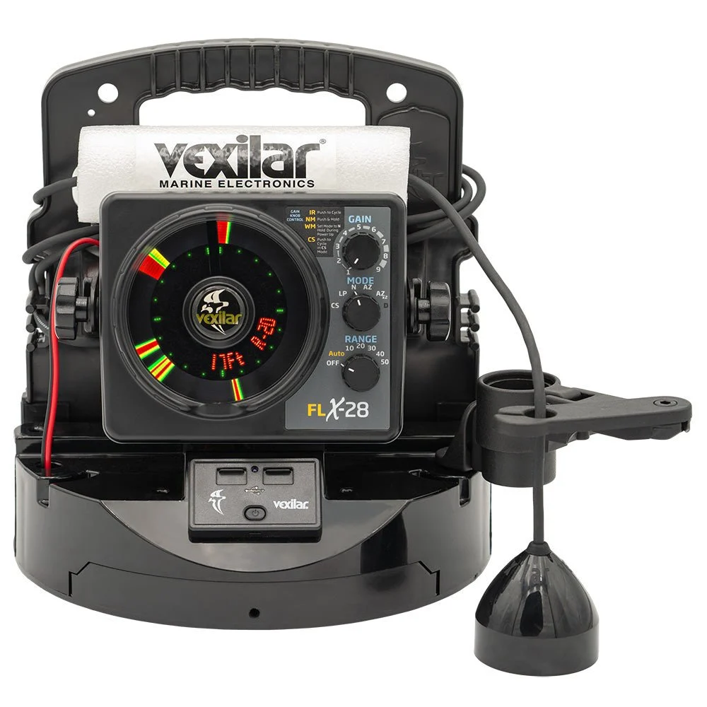 Vexilar FLX-28 Pro Pack Elite Fishing System w/Pro View Ice-Ducer & Vexilar Lithium Battery – Marine Electrical Replacement Part
