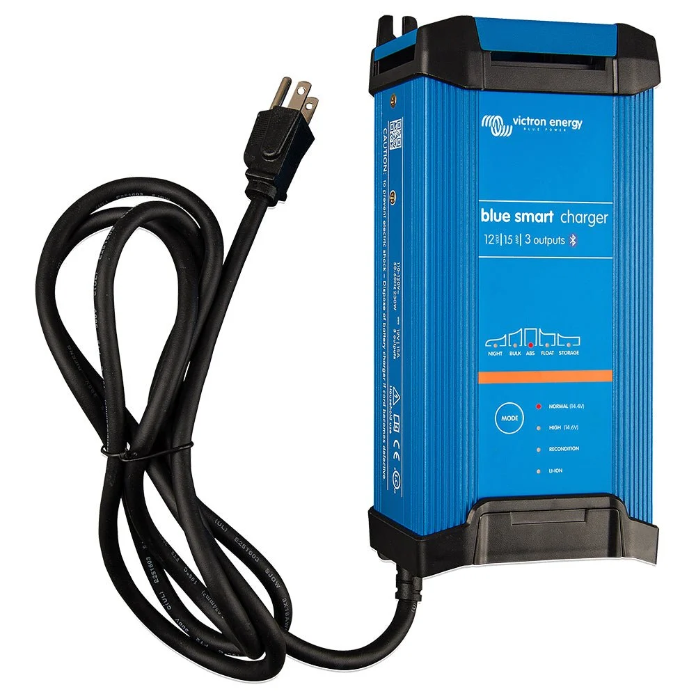 Victron Energy Blue Smart IP22 12VDC 15A 3 Bank 120V Charger - Dry Mount – Marine Electrical Replacement Part