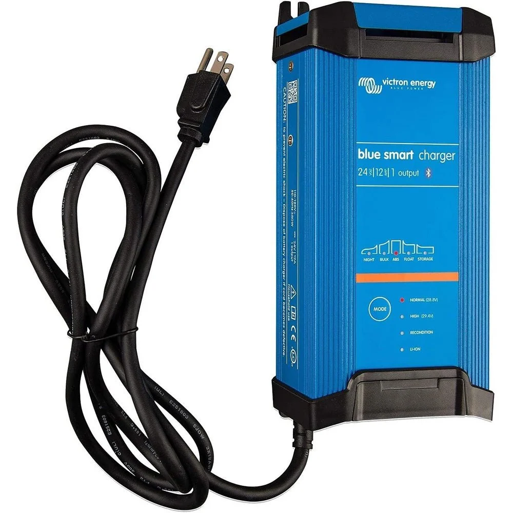 Victron Energy Blue Smart IP22 24VDC 12A 1 Bank 120V Charger - Dry Mount – Marine Electrical Replacement Part