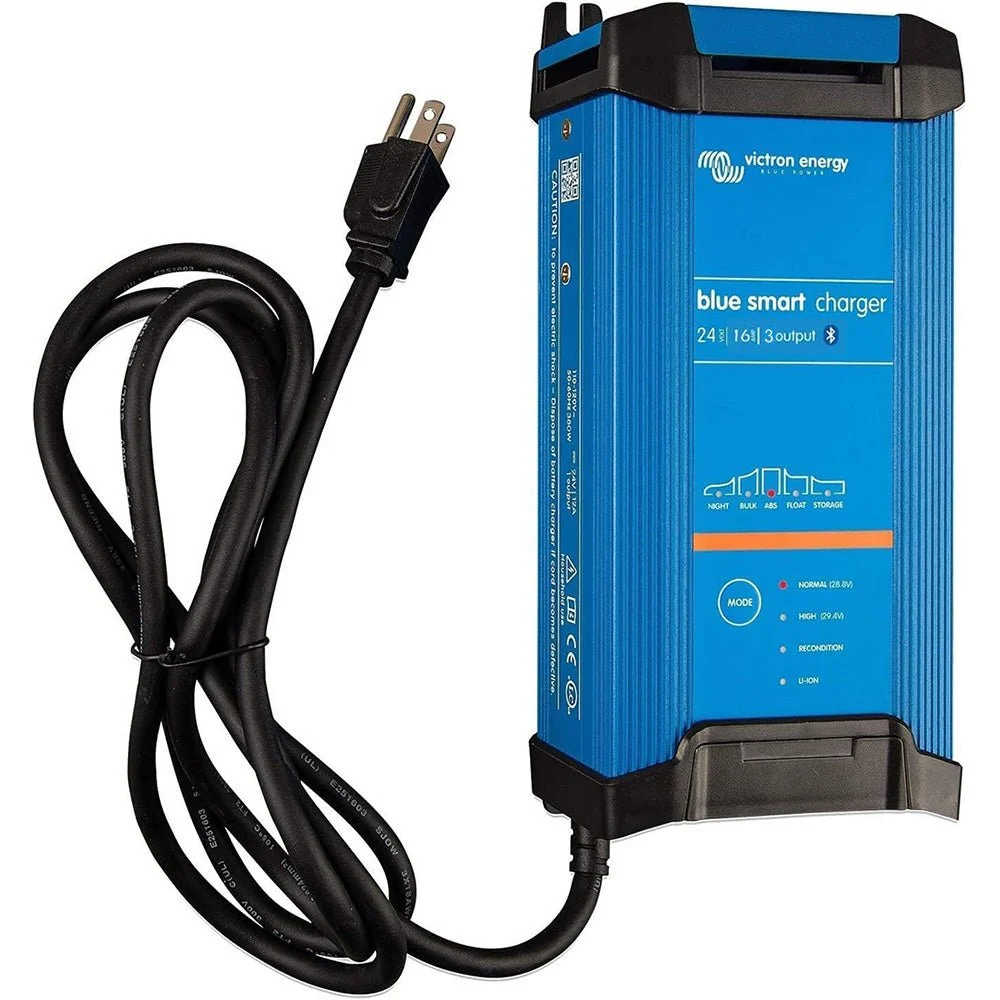 Victron Energy Blue Smart IP22 24VDC 16A 3 Bank 120V Charger - Dry Mount – Marine Electrical Replacement Part