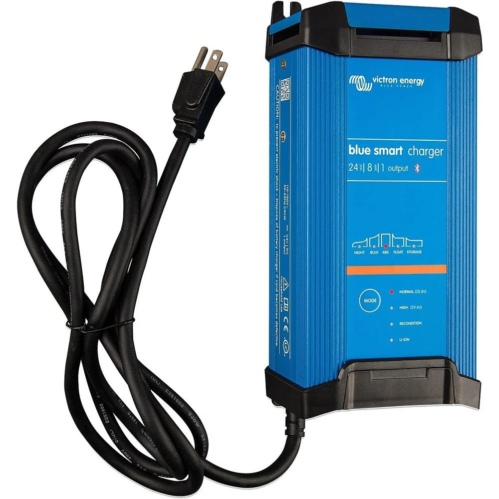 Victron Energy Blue Smart IP22 24VDC 8A 1 Bank 120V Charger - Dry Mount – Marine Electrical Replacement Part