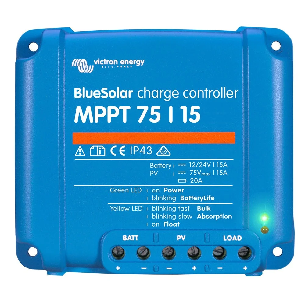 Victron Energy BlueSolar MPPT Charge Controller - 75V - 15AMP - UL Approved – Marine Boat Replacement Part