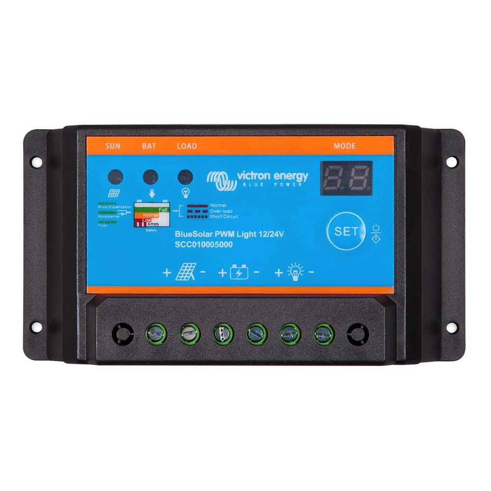 Victron Energy BlueSolar PWM-Light Charge Controller - 12/24V - 30AMP – Marine Boat Replacement Part