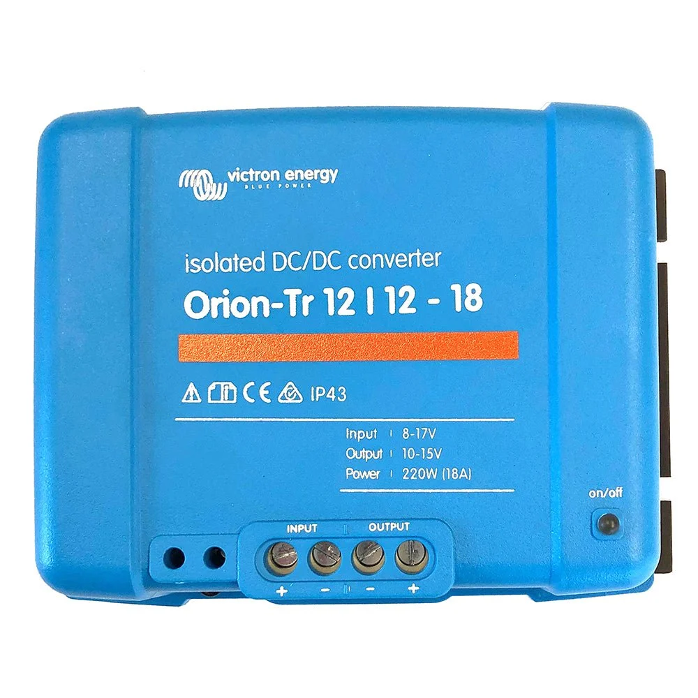 Victron Energy Orion-TR DC-DC Converter - 12 VDC to 12 VDC - 18AMP Isolated – Marine Electrical Replacement Part