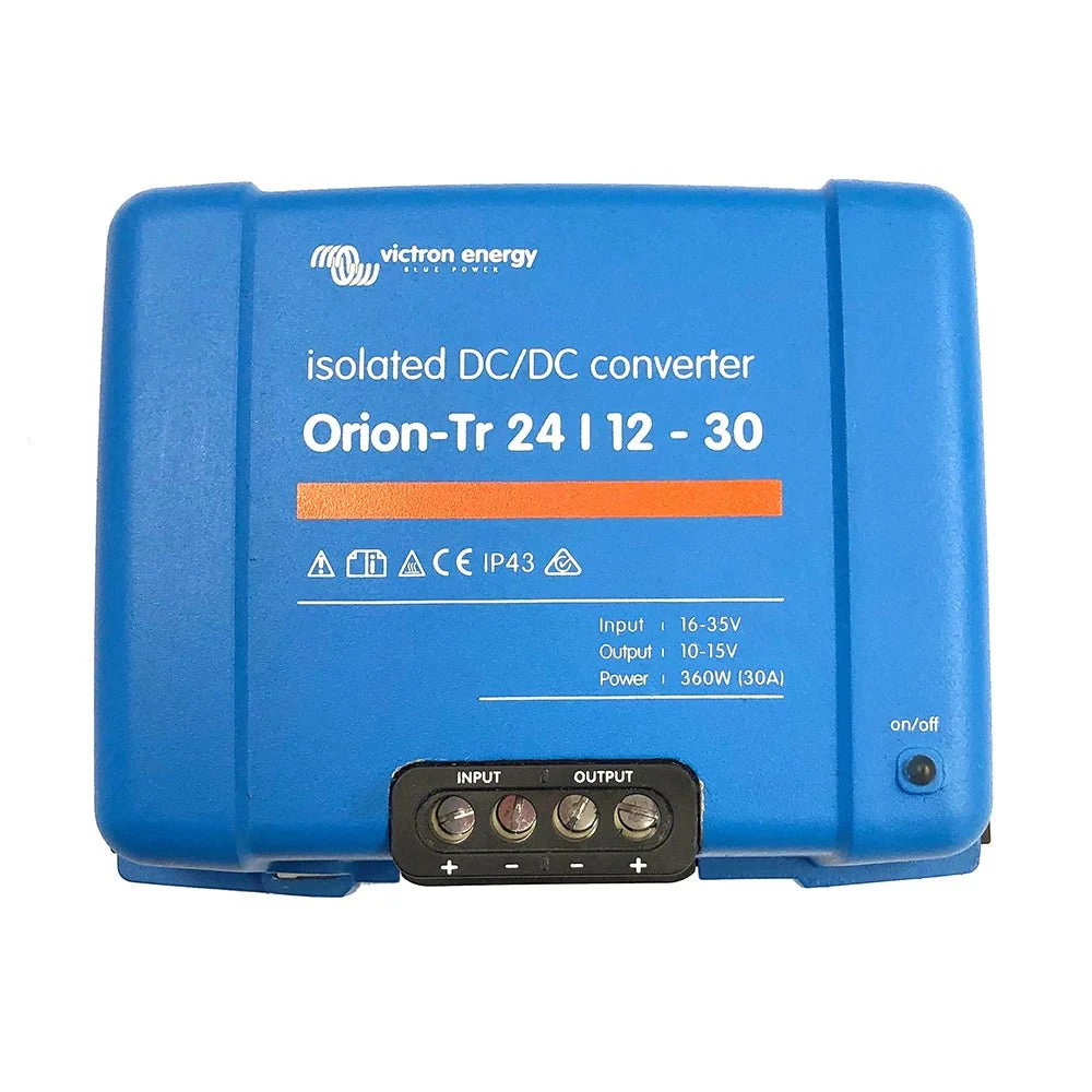 Victron Energy Orion-TR DC-DC Converter - 24 VDC to 12 VDC - 30AMP Isolated – Marine Electrical Replacement Part