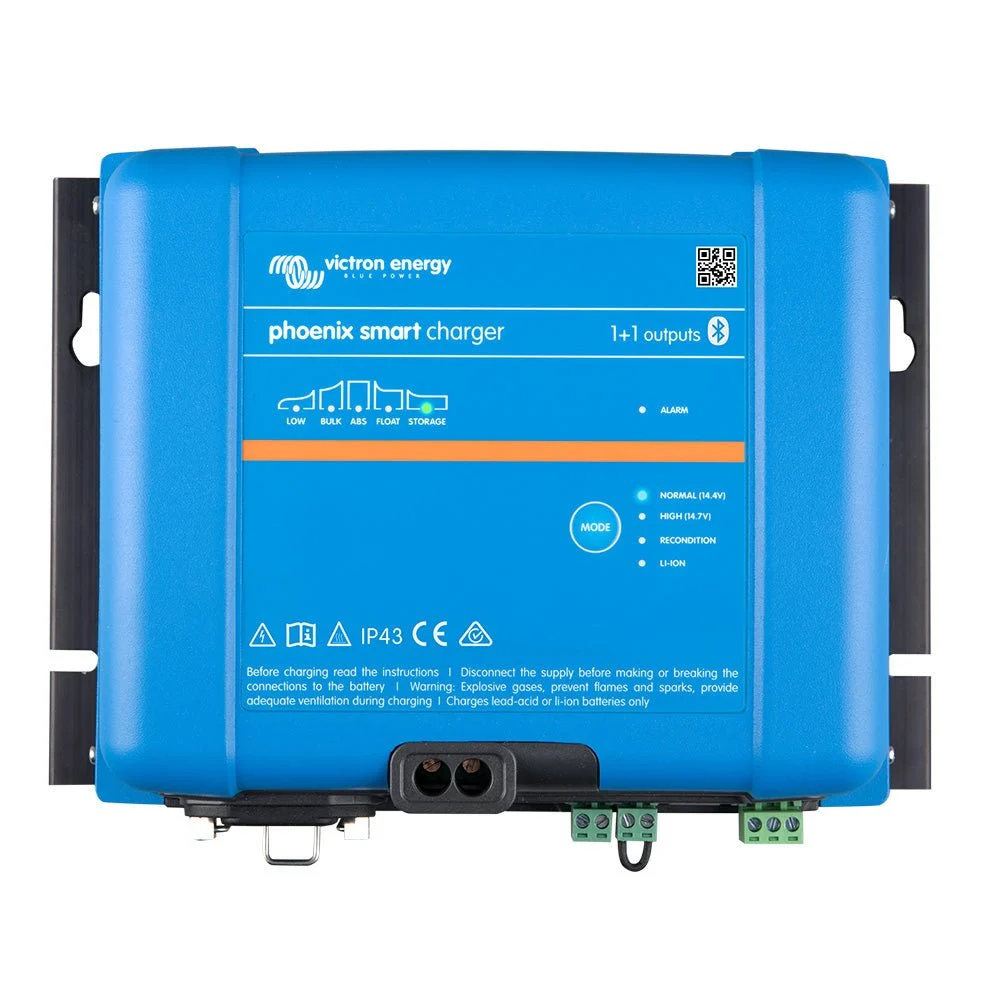 Victron Energy Phoenix Smart IP43 Charger 24/25 (1+1) 120-240VAC Requires 5-15P Mains Cord – Marine Boat Replacement Part