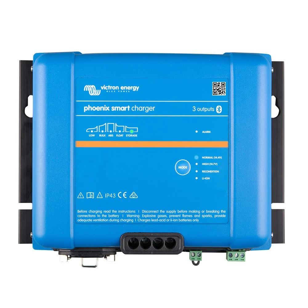 Victron Energy Phoenix Smart IP43 Charger 24/25 (3) 120-240VAC Requires 5-15P Mains Cord – Marine Boat Replacement Part
