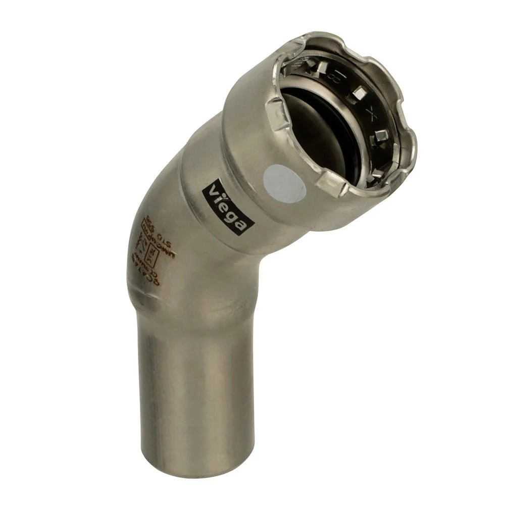 Viega MegaPress 316 FKM 1" 45 Degree Street Elbow – Marine Boat Replacement Part