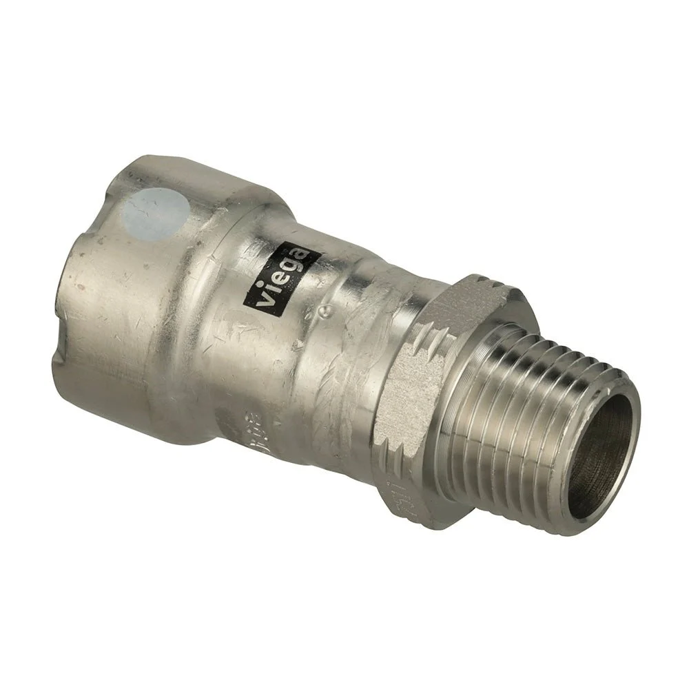 Viega MegaPress 316 FKM MPT Adapter - 3/4" x 1/2" (MPT) – Marine Boat Replacement Part