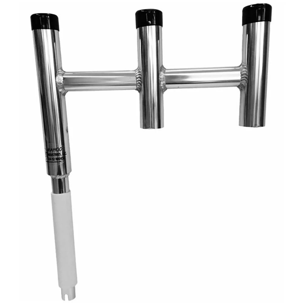 Wahoo Industries Wahoo Offset Triple Rod Holder – Marine Boat Replacement Part