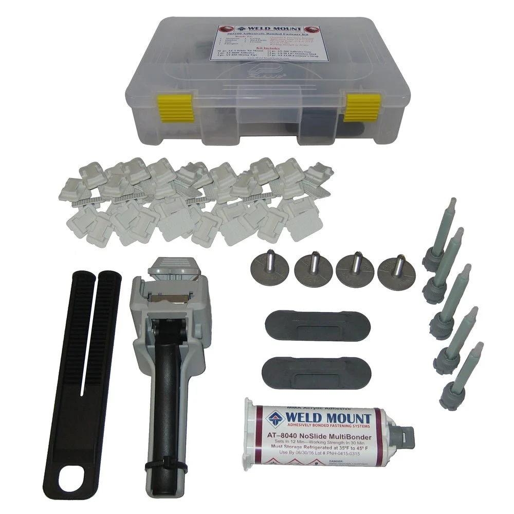 Weld Mount Adhesively Bonded Fastener Kit w/AT 8040 Adhesive – Marine Boat Replacement Part