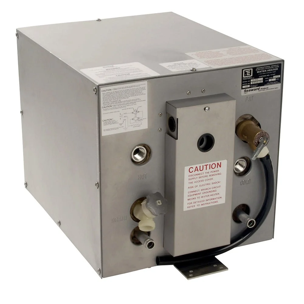 Whale Marine Whale Seaward 6 Gallon Hot Water Heater w/Front Heat Exchange - Galvanized Steel - 240V - 1500W