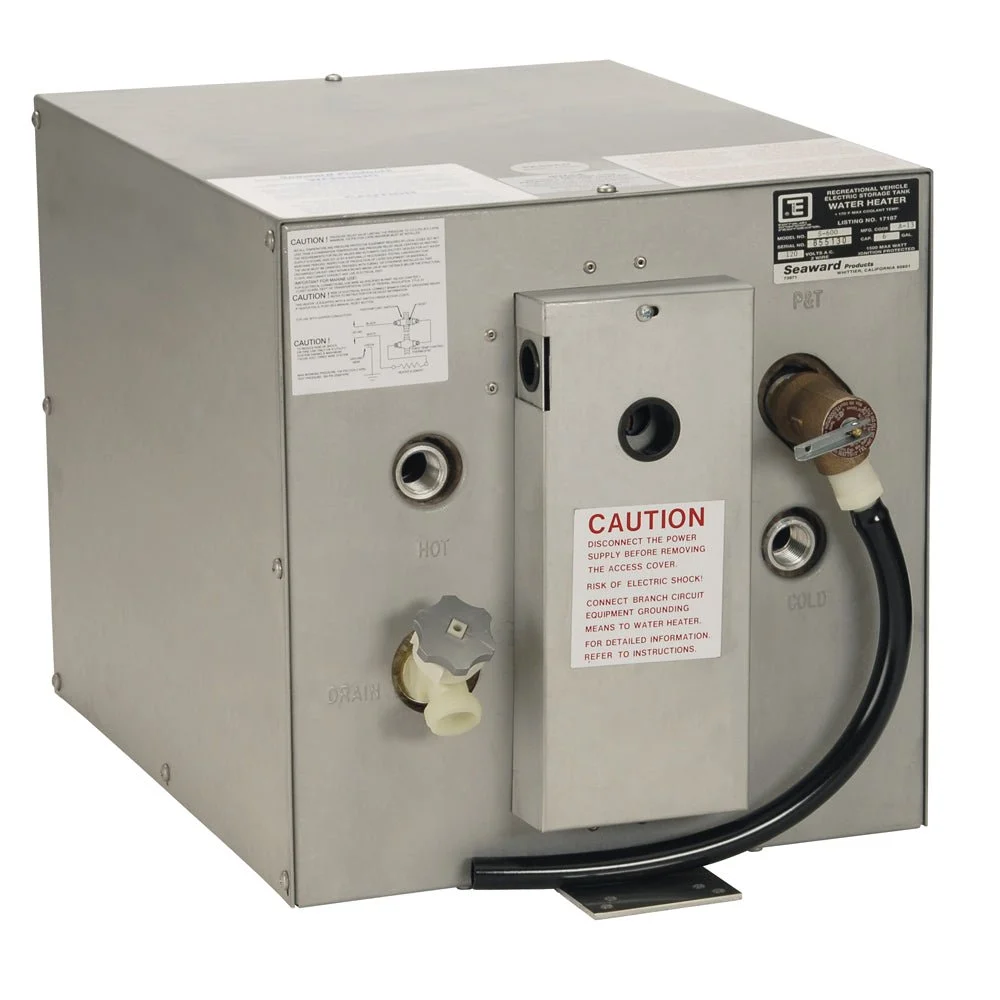 Whale Marine Whale Seaward 6 Gallon Hot Water Heater w/Rear Heat Exchanger - 120V - 1500W